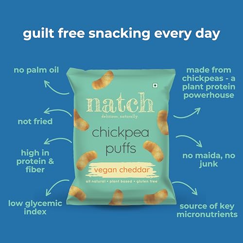 Natch Chickpea Protein Puffs, Healthy