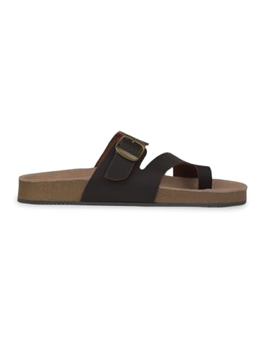 Bata Men Casual Thong Slipper - Dark Brown - Image 2
