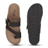 Bata Men Casual Thong Slipper - Dark Brown - Image 4