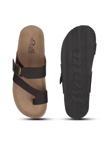 Bata Men Casual Thong Slipper - Dark Brown - Image 4