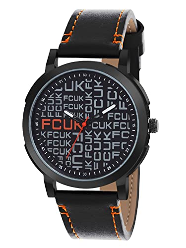 FCUK Analog Black Dial Watch for Men - FK00013C