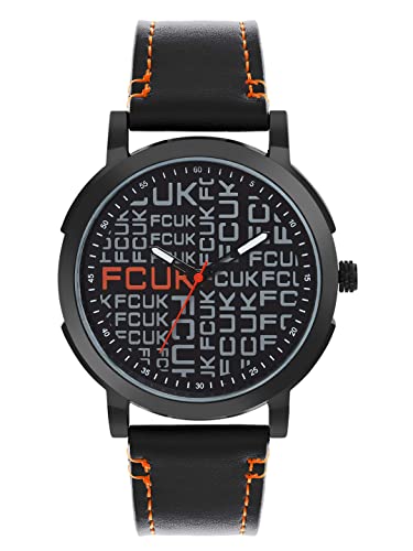 FCUK Analog Black Dial Watch for Men - FK00013C - Image 3