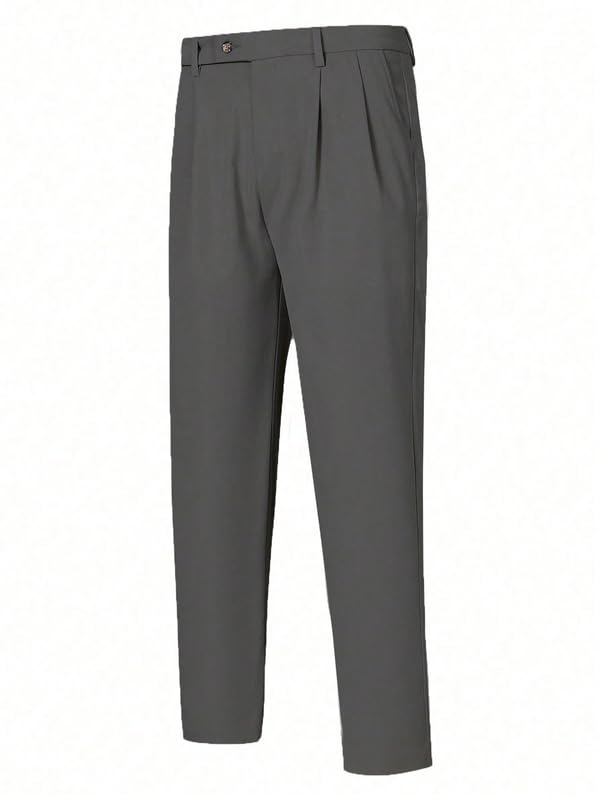 SMOWKLY Men's Regular Dress Pants - Image 5
