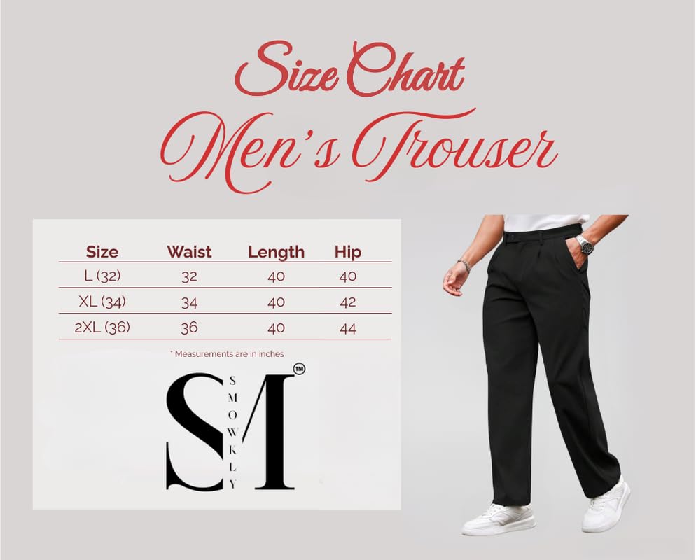 SMOWKLY Men's Regular Dress Pants - Image 6