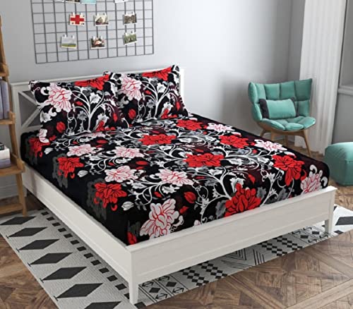 3D Polycotton Double Bed Bedsheet