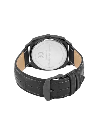 French Connection Solistice Mustard Dial Mens Analogue Watch FCN084BBL - Image 4