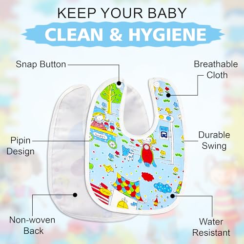 GLUN® 3 Piece Feeding Bibs