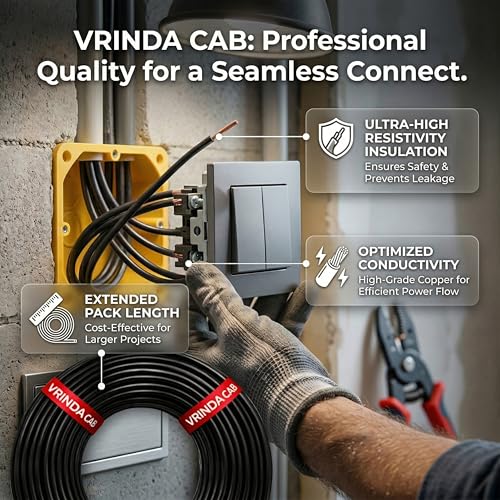 VRINDA Black 1mm 90 Meter