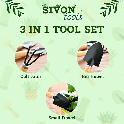 SIVON Gardening Tools Kit-4 Pcs|Mini