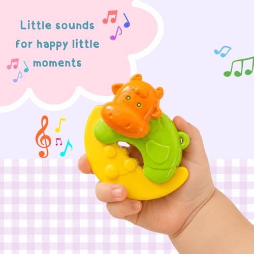 TOYTALES Tinny Tot Baby Rattles Set for Newborn Babies, 5 Pcs - Image 6