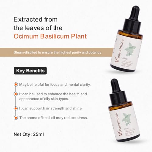 Tulsi Oil 100% Pure &