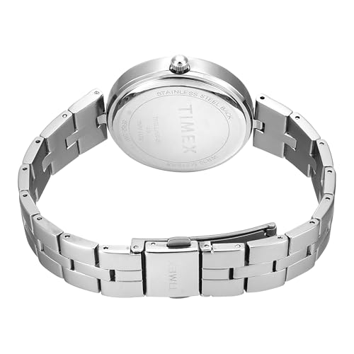 TIMEX Silver-Tone Round Dial Analog Women's Watch - TWEL22500 - Image 4