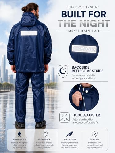 Mens Raincoat Suit with Pant