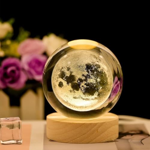 Desidiya® 3D Moon Crystal Ball