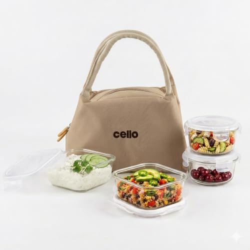 CELLO Alba Glass Lunch Box
