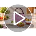 CELLO Alba Glass Lunch Box