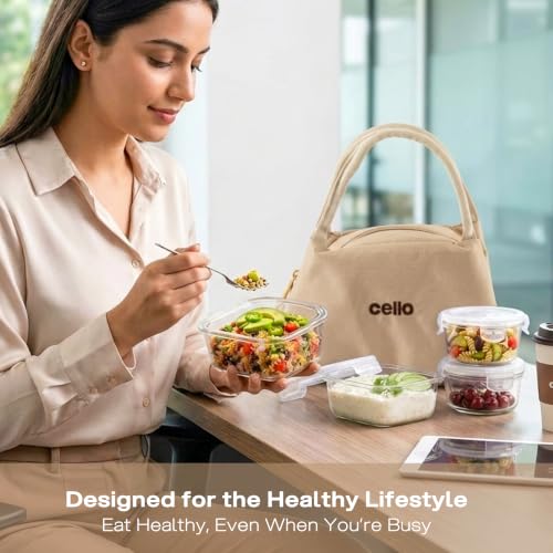 CELLO Alba Glass Lunch Box