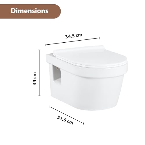 WASSMIST Commode Toilet | Western