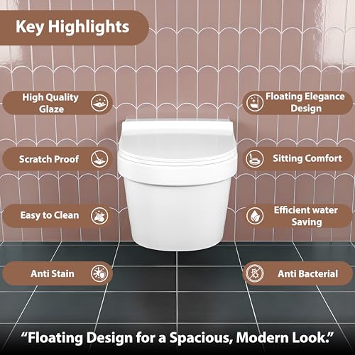 WASSMIST Commode Toilet | Western
