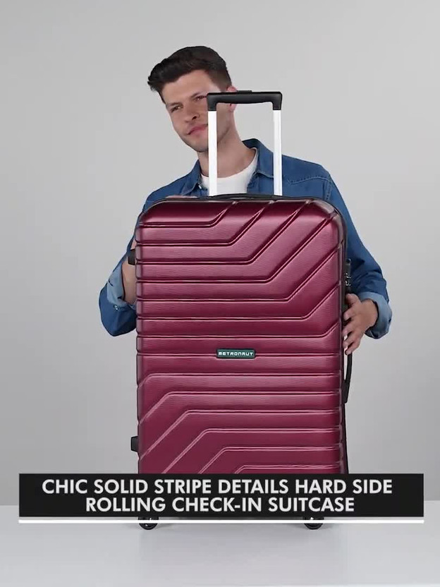 METRONAUT Small Cabin Suitcase (55 cm) 4 Wheels - BENT - Red - Image 3