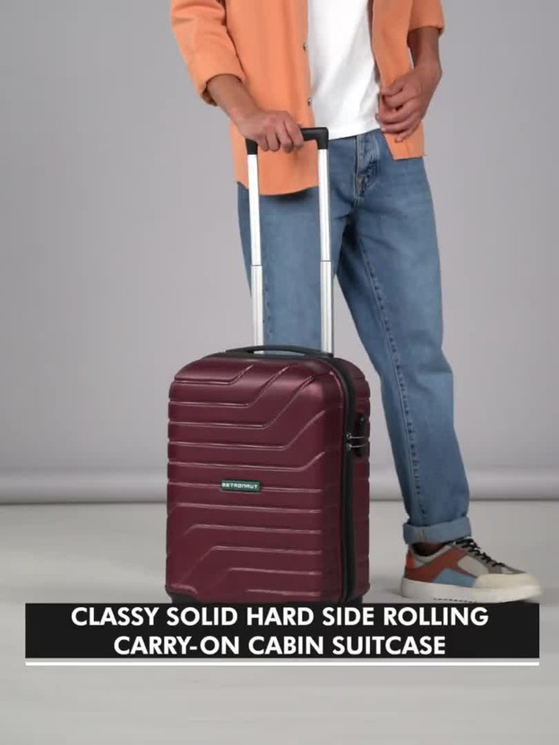 METRONAUT Small Cabin Suitcase (55 cm) 4 Wheels - BENT - Red - Image 4