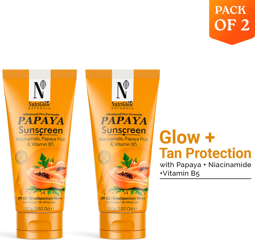 NutriGlow NATURAL'S Sunscreen - SPF 50 PA+++ SPF 50 PA+++ Advance...more