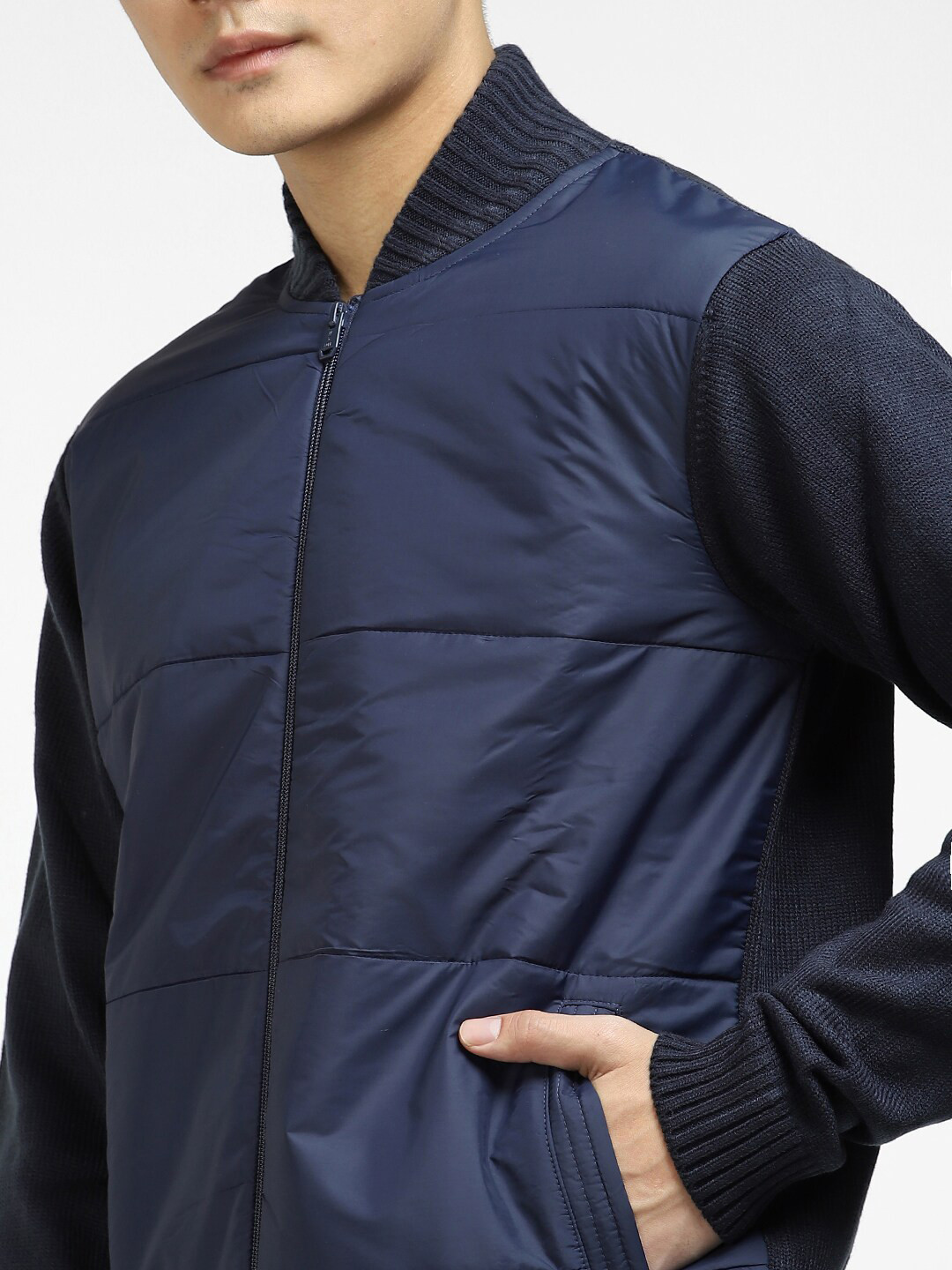 Jack & Jones Men Solid Bomber Jacket - Image 2