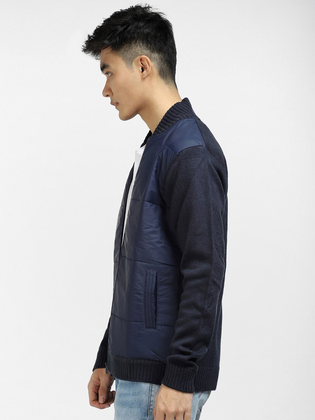 Jack & Jones Men Solid Bomber Jacket - Image 3
