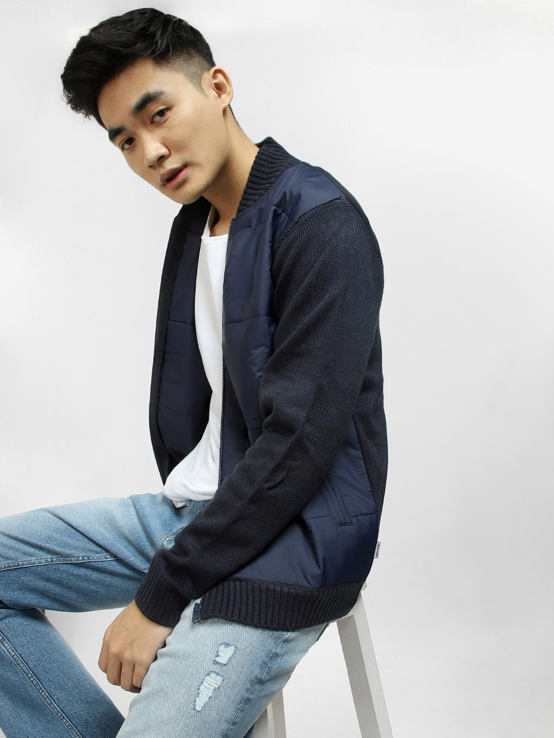 Jack & Jones Men Solid Bomber Jacket - Image 5