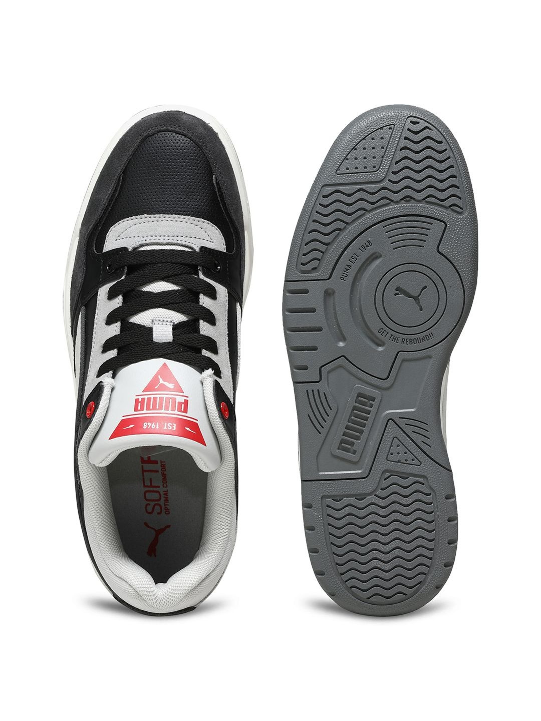 Puma Rebound Retro Leather Sneakers - Image 5