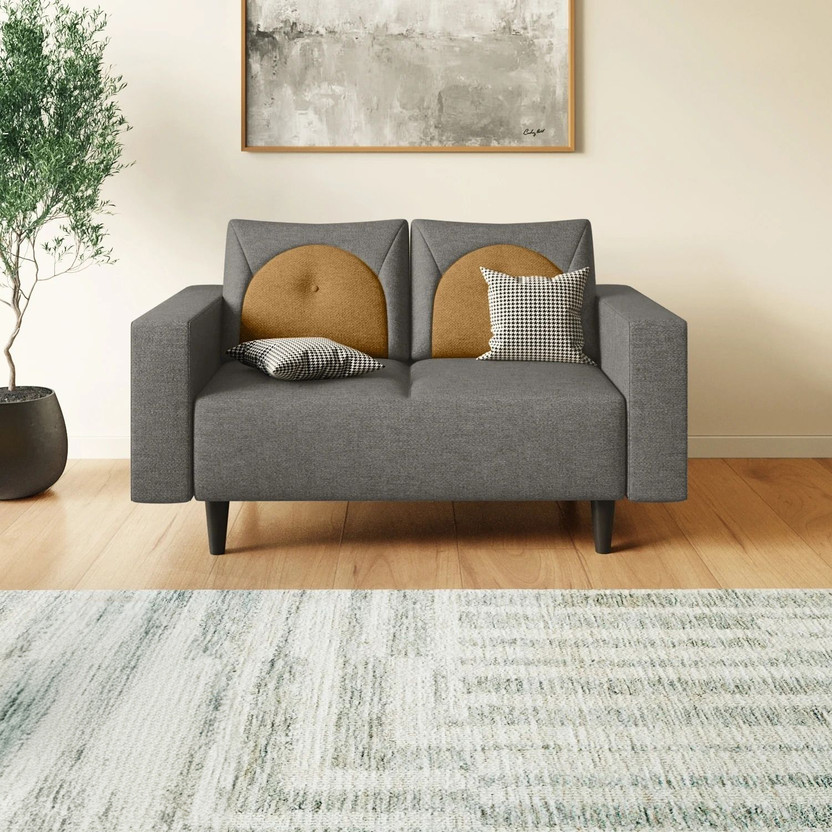 Interio by Godrej Windle Premium Quality Fabric 2 Seater Sofa (F...more