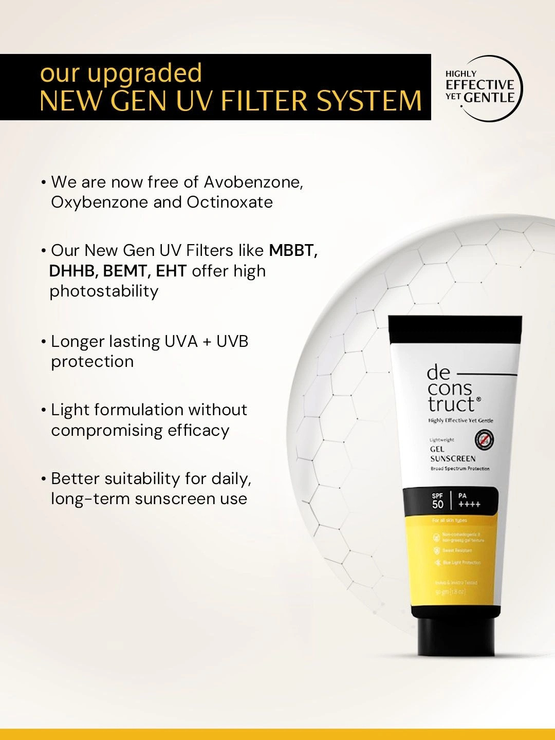 deconstruct Gel Sunscreen SPF 50