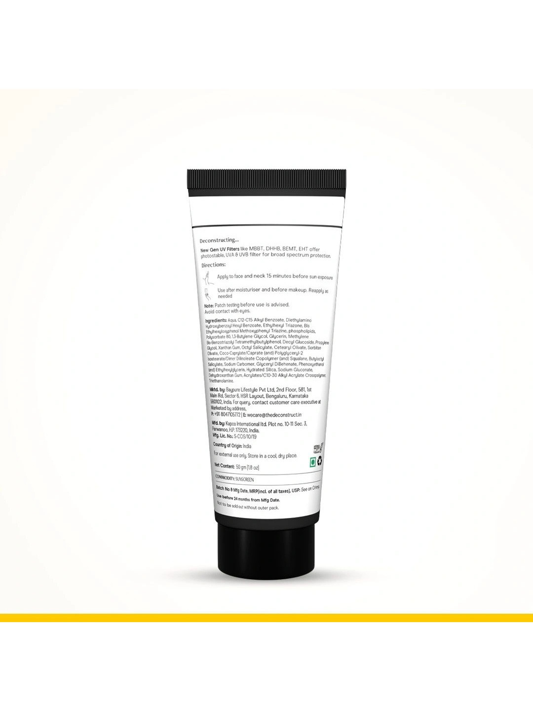deconstruct Gel Sunscreen SPF 50
