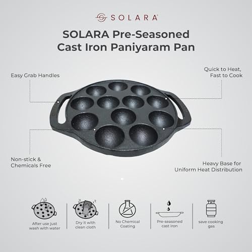 SOLARA Cast Iron 8" inch