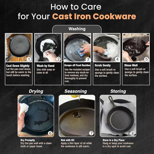 SOLARA Cast Iron 8" inch