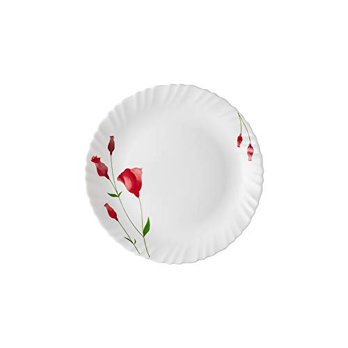 Larah by Borosil Diana Opalware Dinner Set, 33-Pieces, White - Image 3