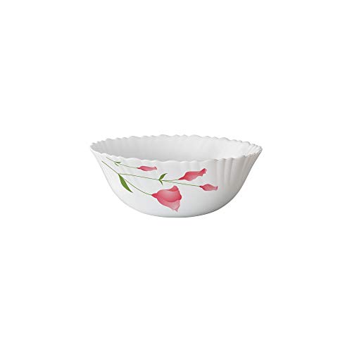 Larah by Borosil Diana Opalware Dinner Set, 33-Pieces, White - Image 4