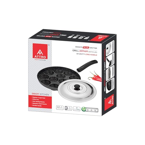 Attro Aluminium Non-Stick 12 Cavity