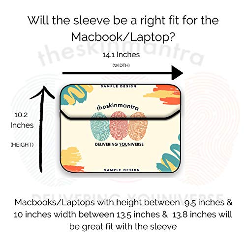 Theskinmantra Global Warming Laptop Sleeve for 14.1 inch - Image 2
