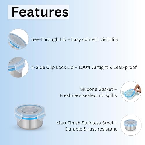 STEELLOCK Stainless Steel Airtight Container