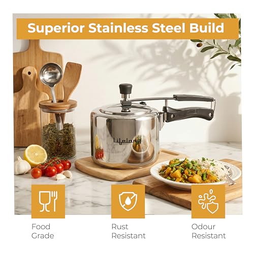 Lifelong 5L Stainless Steel Pressure