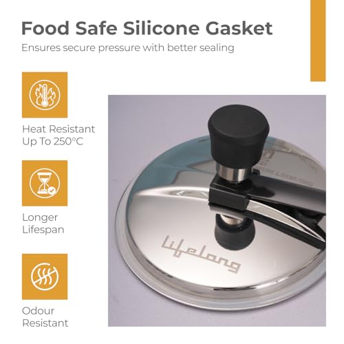 Lifelong 5L Stainless Steel Pressure