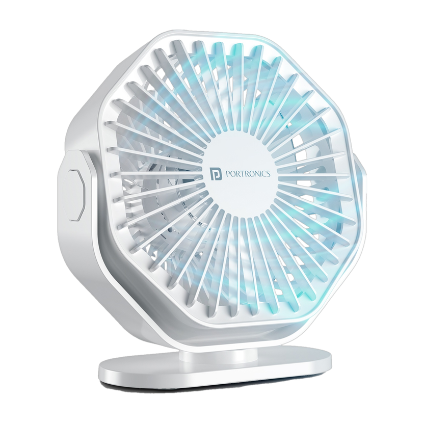 Portronics Chill On Mini Type-C Fan with 360° Rotation & Hanging ...more