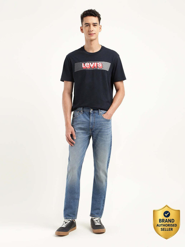 LEVI'S 512 Men Tapered Fit Mid Rise Blue Jeans