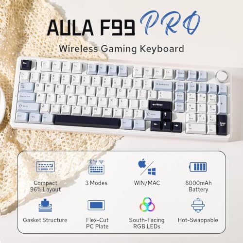AULA F99 PRO 96% Wireless