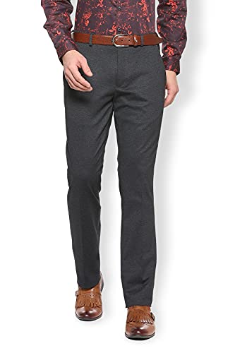 Van Heusen Men's Skinny Fit Formal Trousers (VDTFESKFK26871_Grey_30)