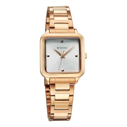 Titan Glamour Quartz Analog White