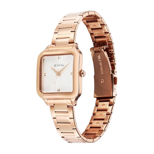 Titan Glamour Quartz Analog White
