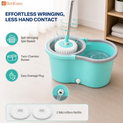 Bonkaso 360° Spin Mop