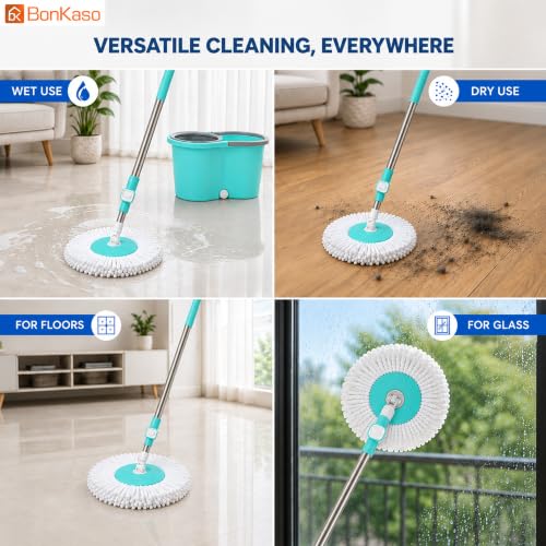 Bonkaso 360° Spin Mop